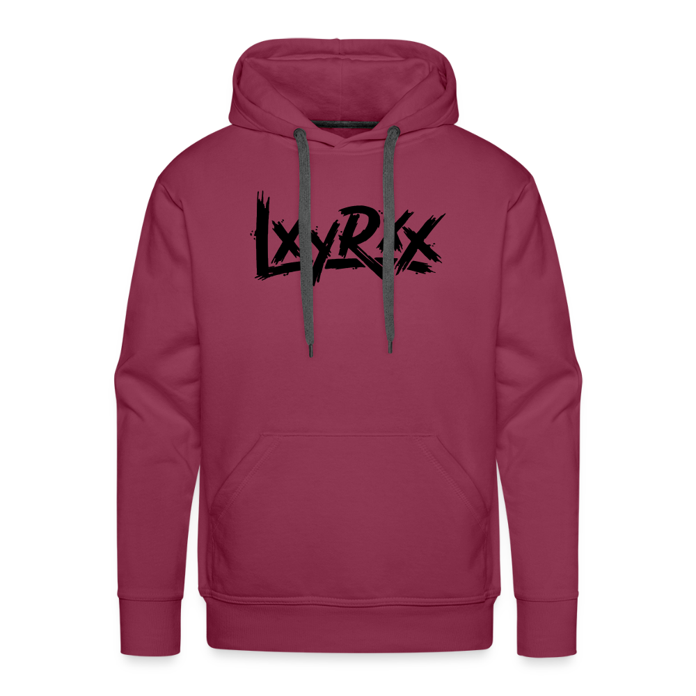 LXYRXX BRUSH BLACK - Daily Hoodie - Bordeaux