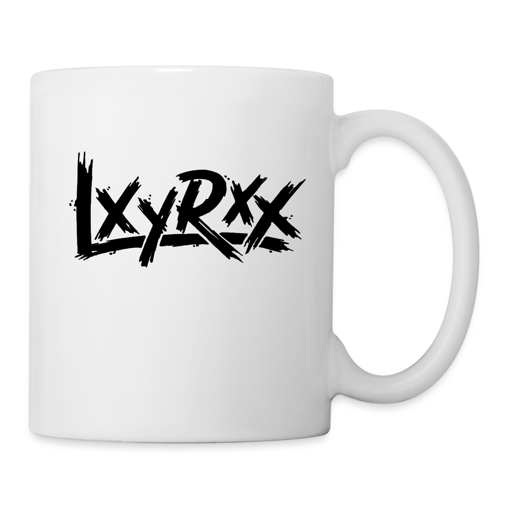 LXYRXX BRUSH BLACK - Keramiktasse - Weiß