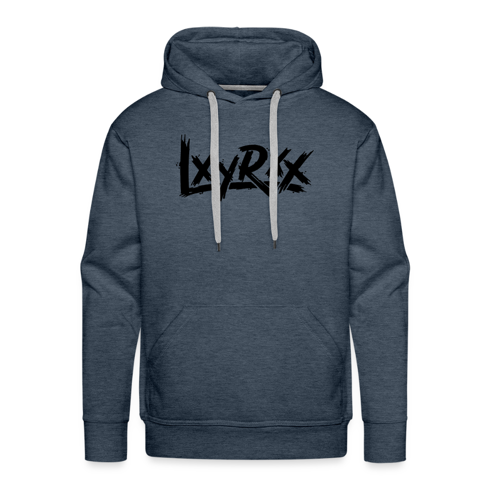 LXYRXX BRUSH BLACK - Daily Hoodie - Jeansblau