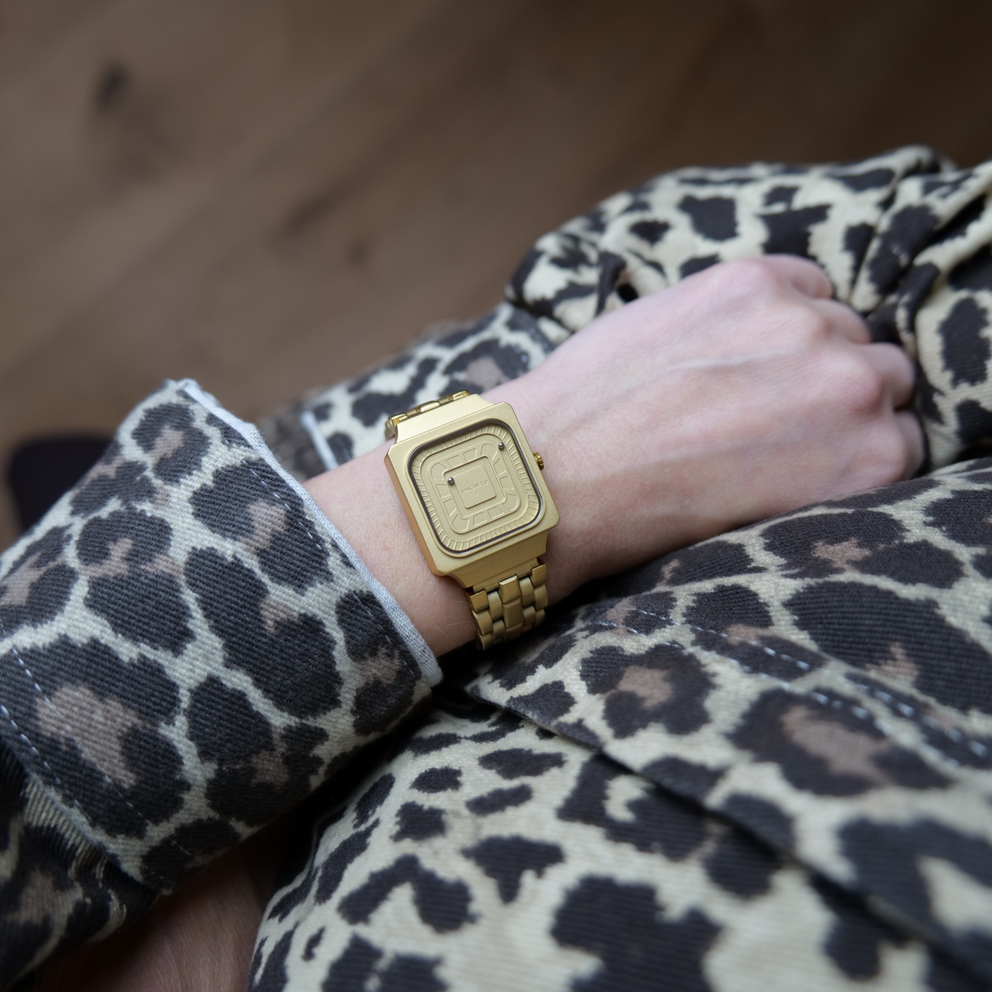SQUARE GOLD - Unisex Uhr
