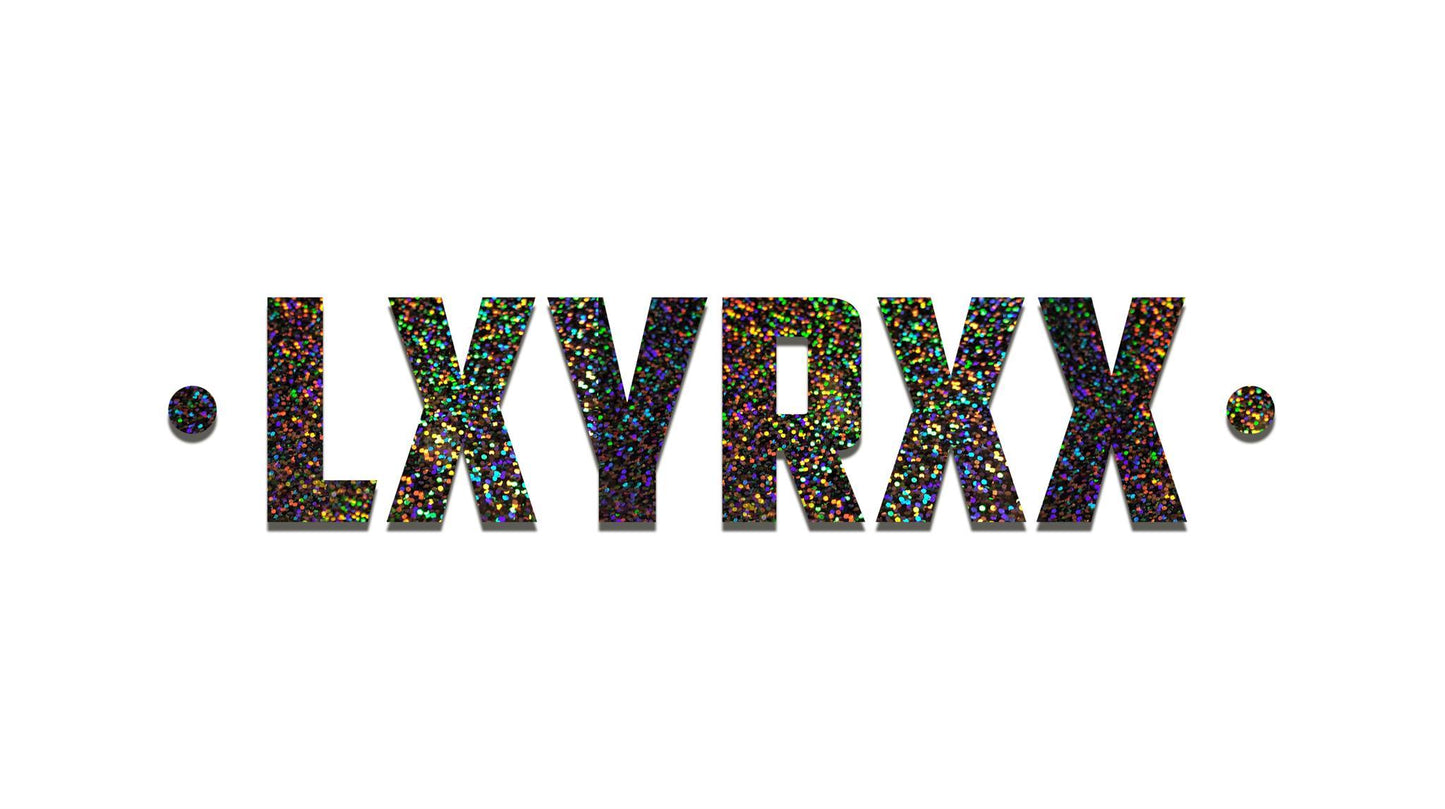 LXYRXX BIG GLITTER - Sticker (27cm)