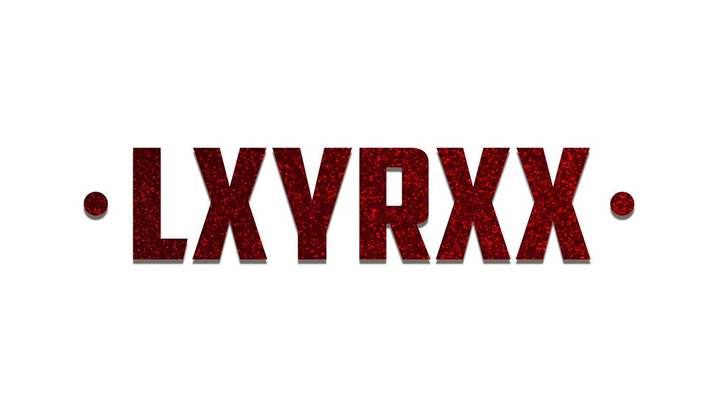 LXYRXX BIG GLITTER - Sticker (27cm)