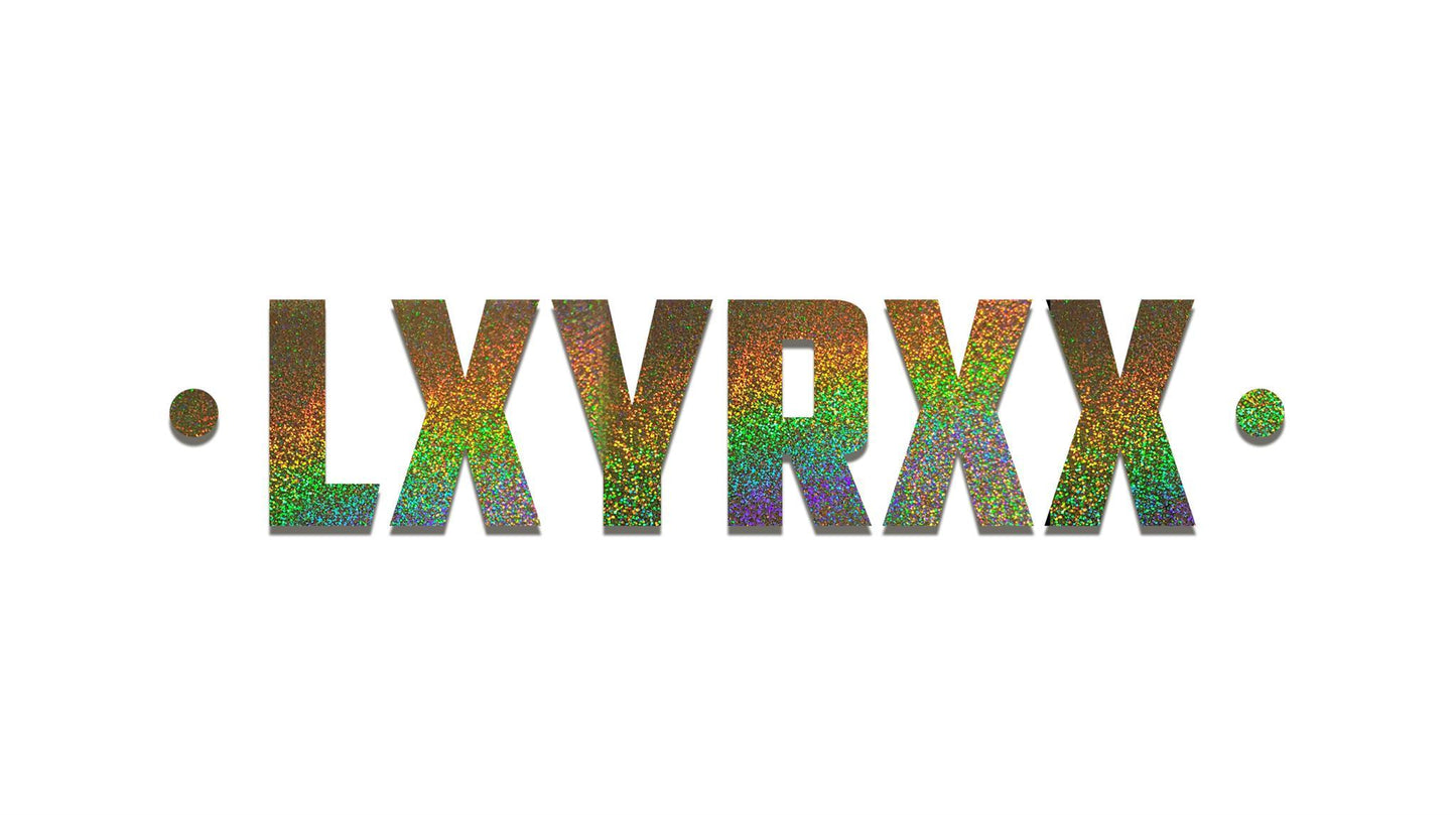LXYRXX SMALL GLITTER - Sticker (19cm)