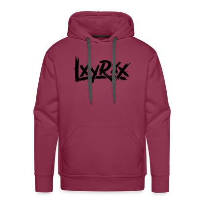 LXYRXX BRUSH BLACK - Daily Hoodie - Bordeaux