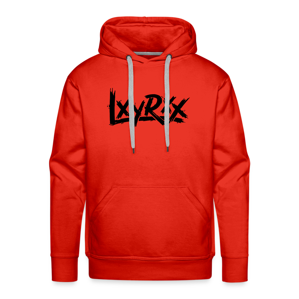 LXYRXX BRUSH BLACK - Daily Hoodie - Rot