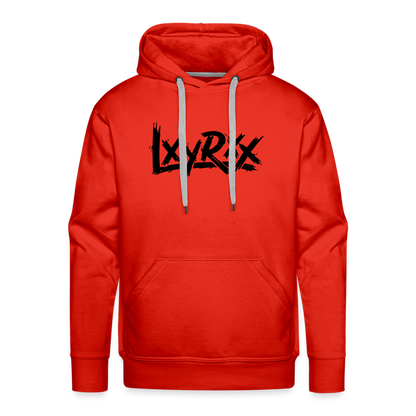 LXYRXX BRUSH BLACK - Daily Hoodie - Rot