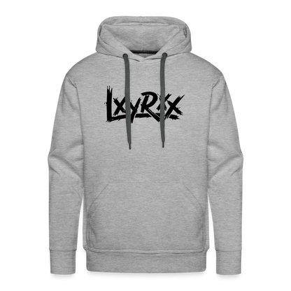 LXYRXX BRUSH BLACK - Daily Hoodie - Grau meliert