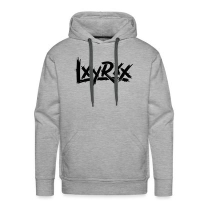 LXYRXX BRUSH BLACK - Daily Hoodie - Grau meliert