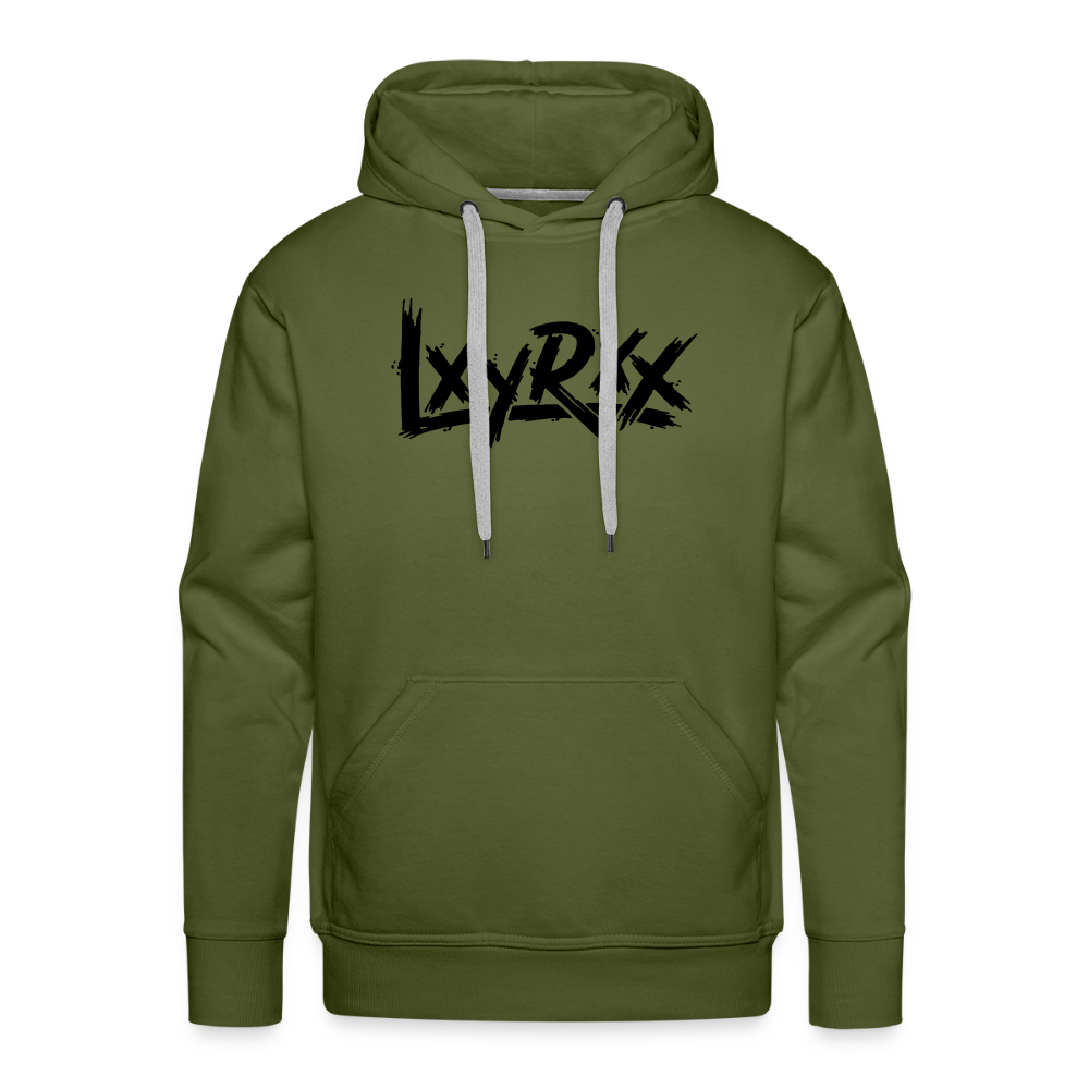 LXYRXX BRUSH BLACK - Daily Hoodie - Olivgrün