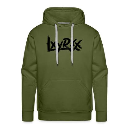 LXYRXX BRUSH BLACK - Daily Hoodie - Olivgrün