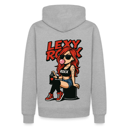 BUBBLEGUM - Daily Hoodie (Backprint) - Grau meliert