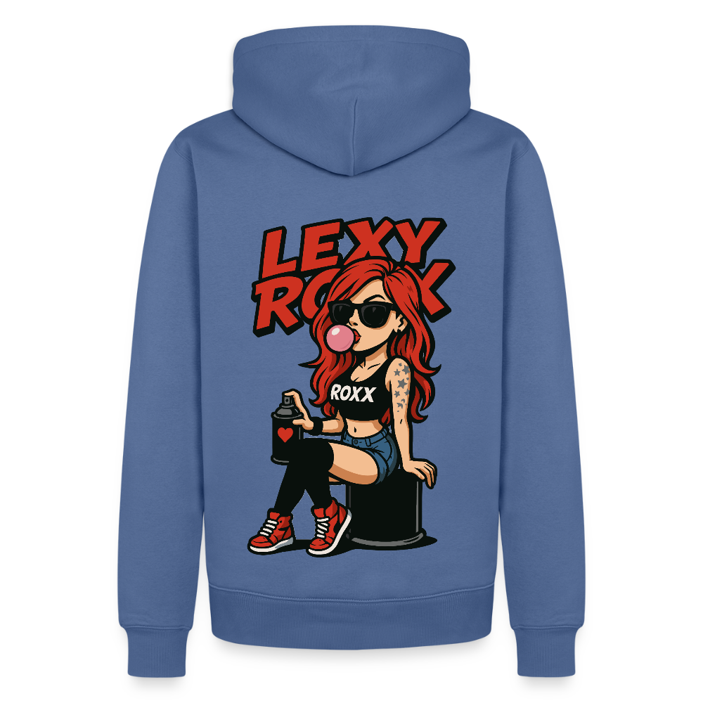 BUBBLEGUM - Daily Hoodie (Backprint) - Taubenblau