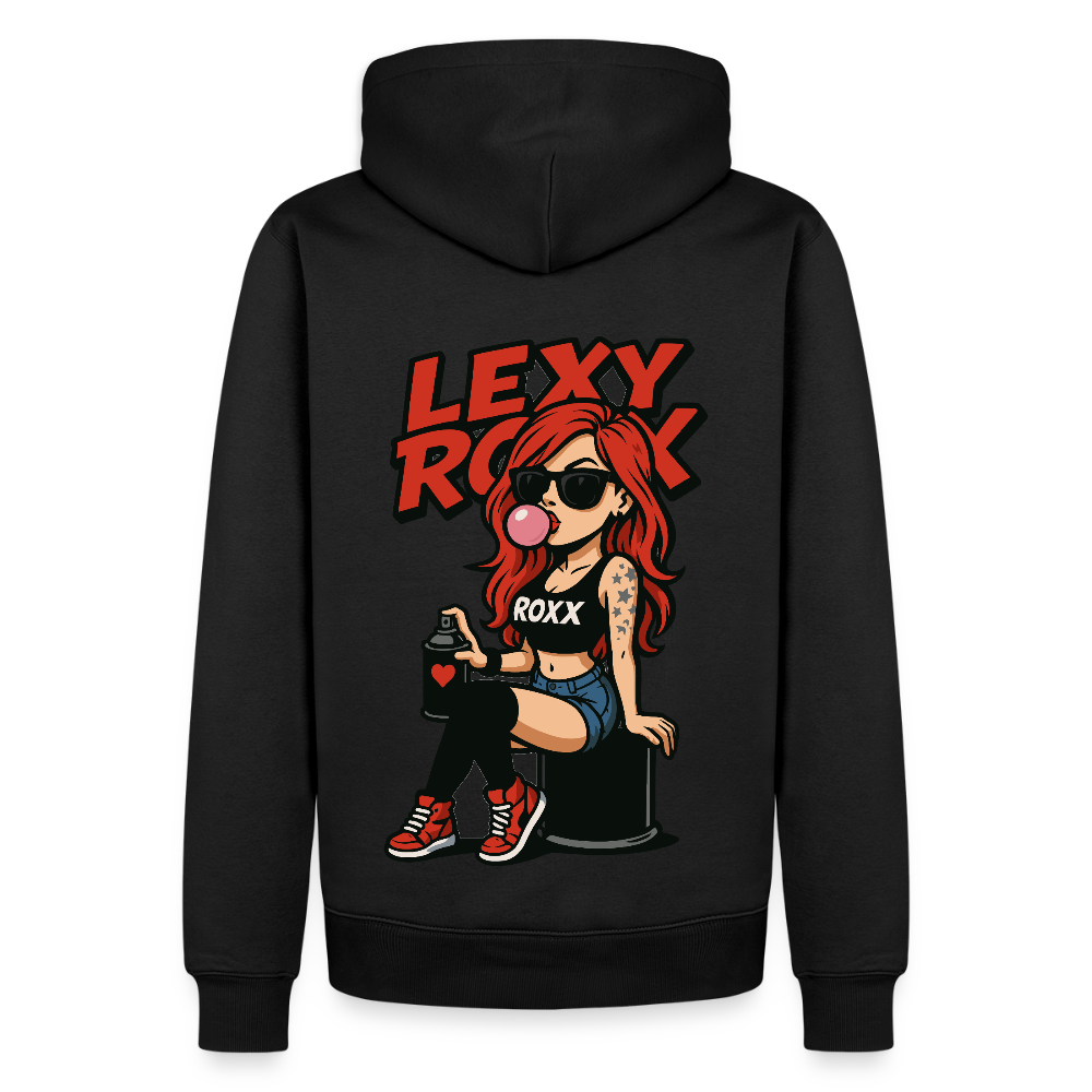 BUBBLEGUM - Daily Hoodie (Backprint) - Schwarz