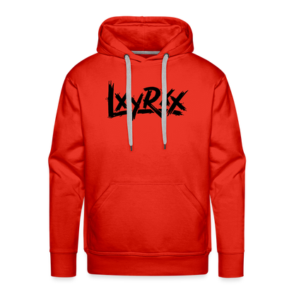 LXYRXX BRUSH BLACK - Daily Hoodie - Rot