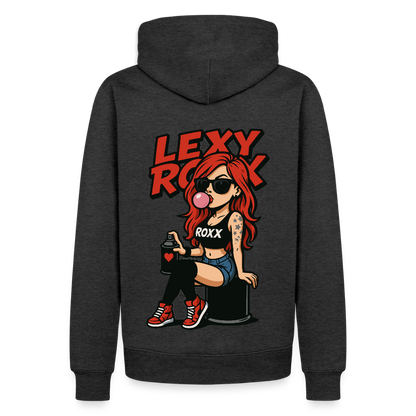 BUBBLEGUM - Daily Hoodie (Backprint) - Anthrazit meliert