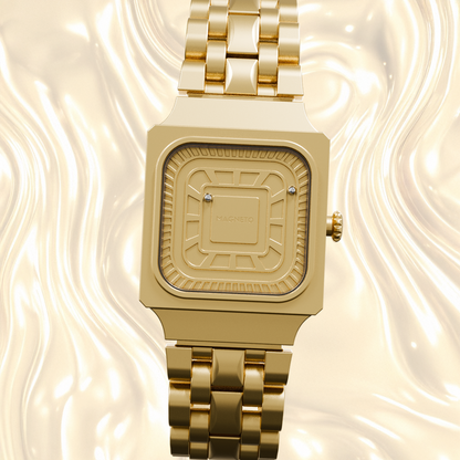 SQUARE GOLD - Unisex Uhr