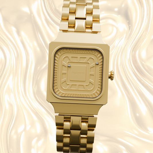 SQUARE GOLD - Unisex Uhr