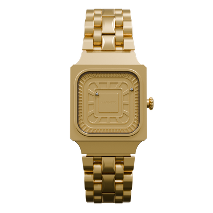 SQUARE GOLD - Unisex Uhr