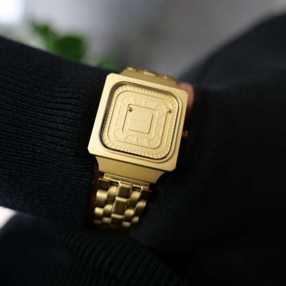 SQUARE GOLD - Unisex Uhr