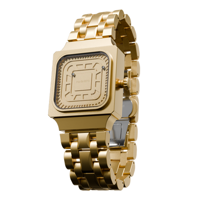 SQUARE GOLD - Unisex Uhr