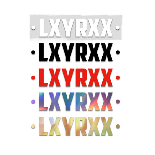 LXYRXX BIG - Sticker (27cm)