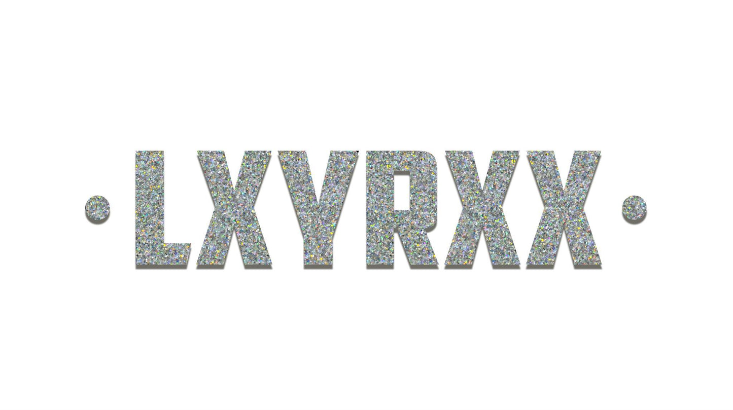 LXYRXX SMALL GLITTER - Sticker (19cm)