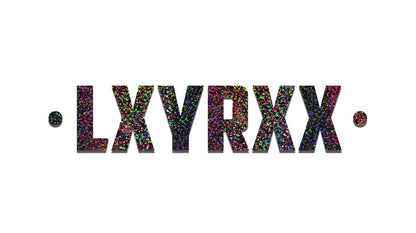 LXYRXX SMALL GLITTER - Sticker (19cm)